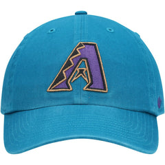 Arizona Diamondbacks '47 Logo Cooperstown Collection Clean Up Adjustable Hat - Teal Hats