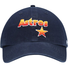 Houston Astros '47 Logo Cooperstown Collection Clean Up Adjustable Hat - Navy Hats