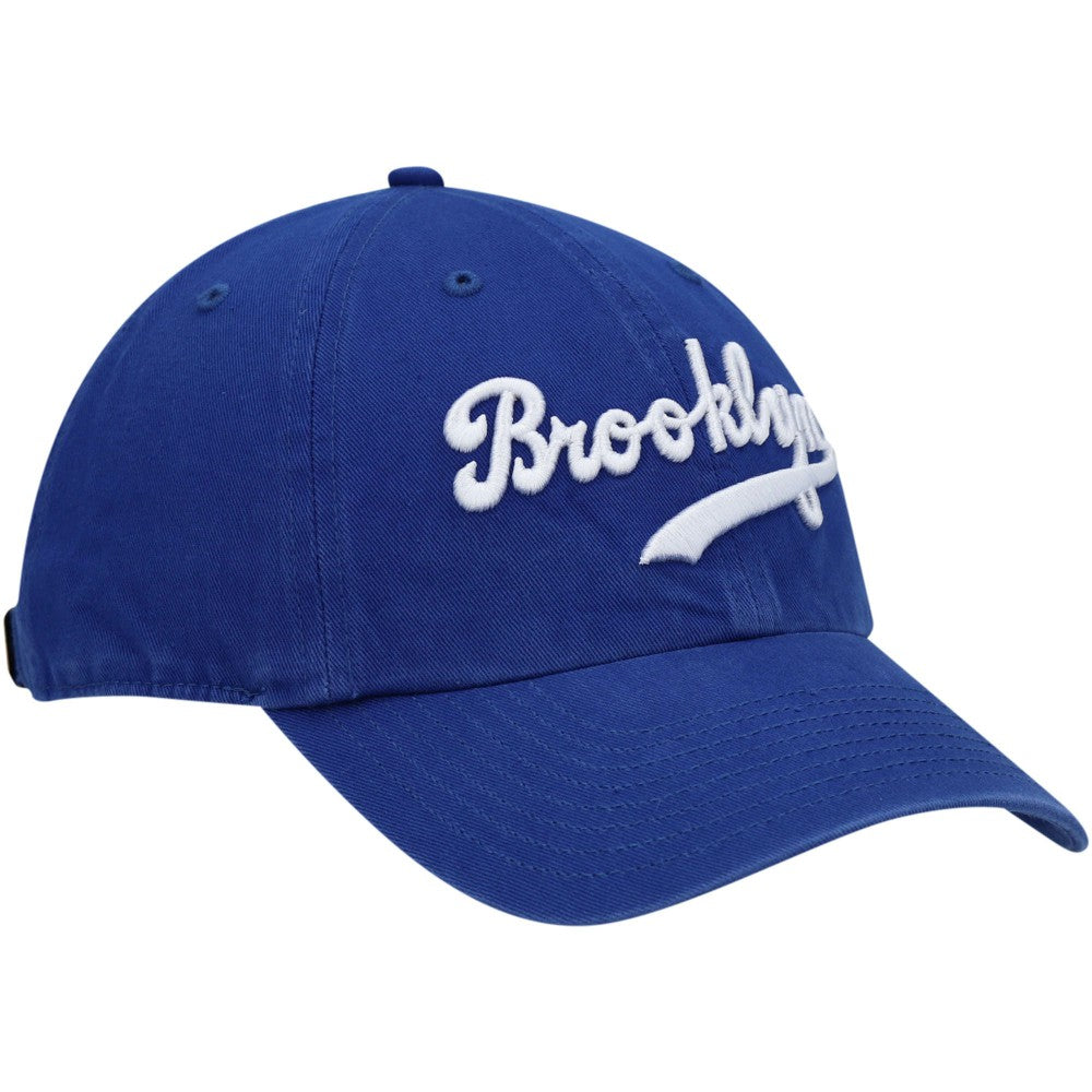 Brooklyn Dodgers '47 Logo Cooperstown Collection Clean Up Adjustable Hat - Royal Hats