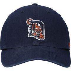 Detroit Tigers '47 Logo Cooperstown Collection Clean Up Adjustable Hat - Navy Hats
