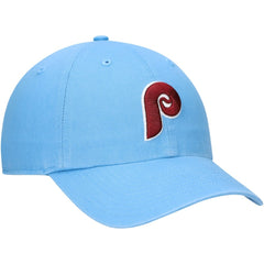 Philadelphia Phillies '47 Logo Cooperstown Collection Clean Up Adjustable Hat - Light Blue Hats