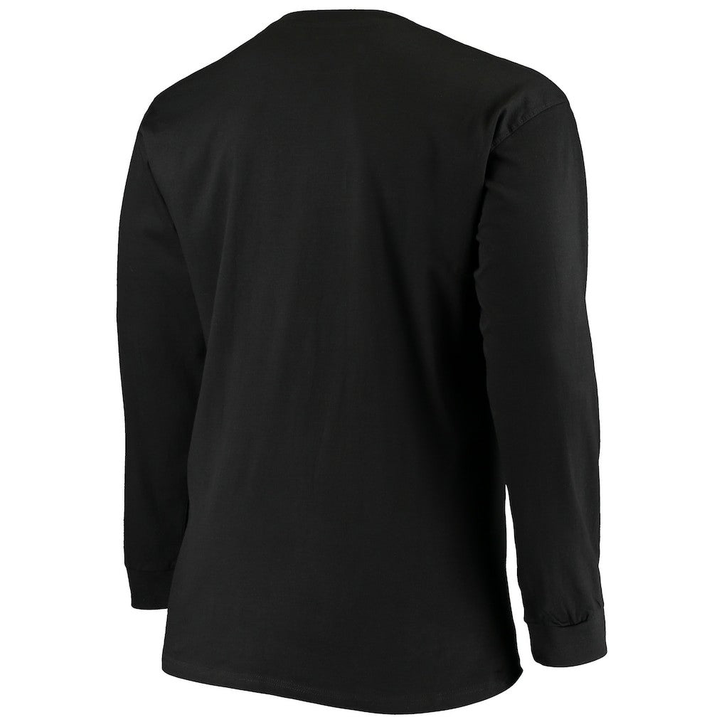 Jacksonville Jaguars Big & Tall Color Pop Long Sleeve T-Shirt - Black T-shirts