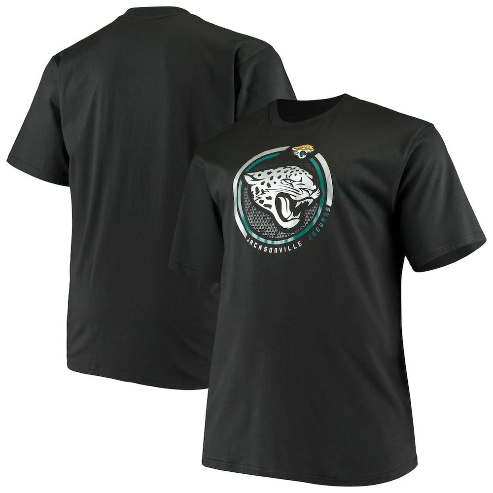 Jacksonville Jaguars Big & Tall Color Pop T-Shirt - Black T-shirts