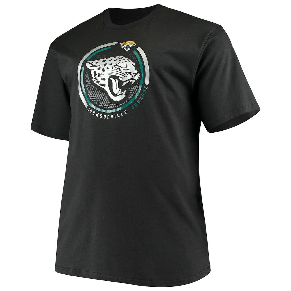 Jacksonville Jaguars Big & Tall Color Pop T-Shirt - Black T-shirts