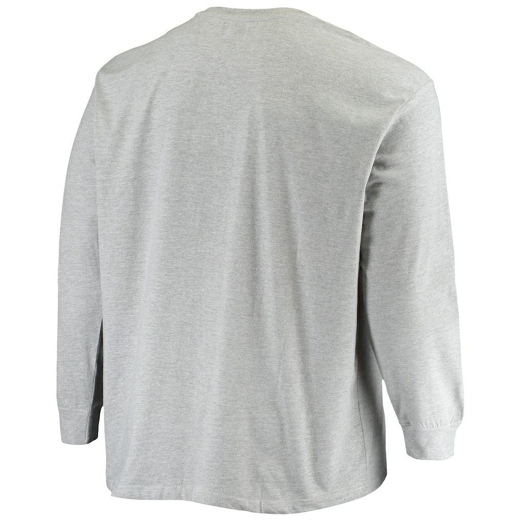 Los Angeles Rams Big & Tall Practice Long Sleeve T-Shirt - Heathered Gray T-shirts