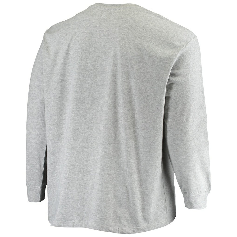 Los Angeles Rams Big & Tall Practice Long Sleeve T-Shirt - Heathered Gray T-shirts