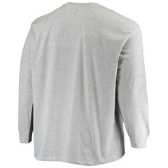 Los Angeles Rams Big & Tall Practice Long Sleeve T-Shirt - Heathered Gray T-shirts