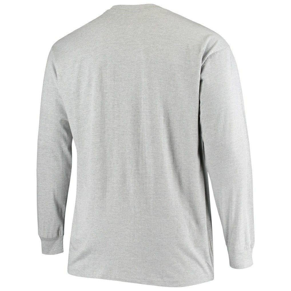 New Orleans Saints Big & Tall Practice Long Sleeve T-Shirt - Heathered Gray T-shirts