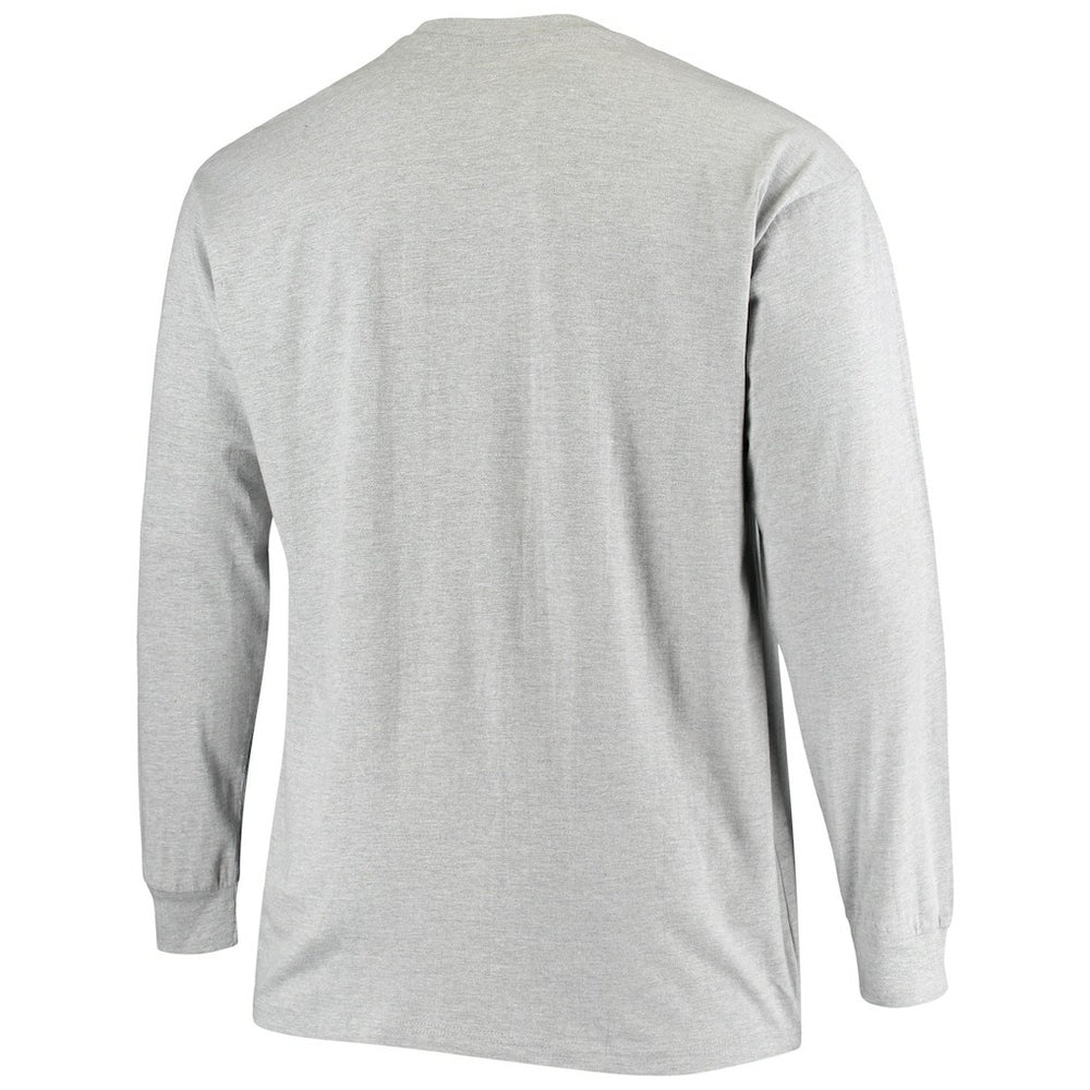 New Orleans Saints Big & Tall Practice Long Sleeve T-Shirt - Heathered Gray T-shirts