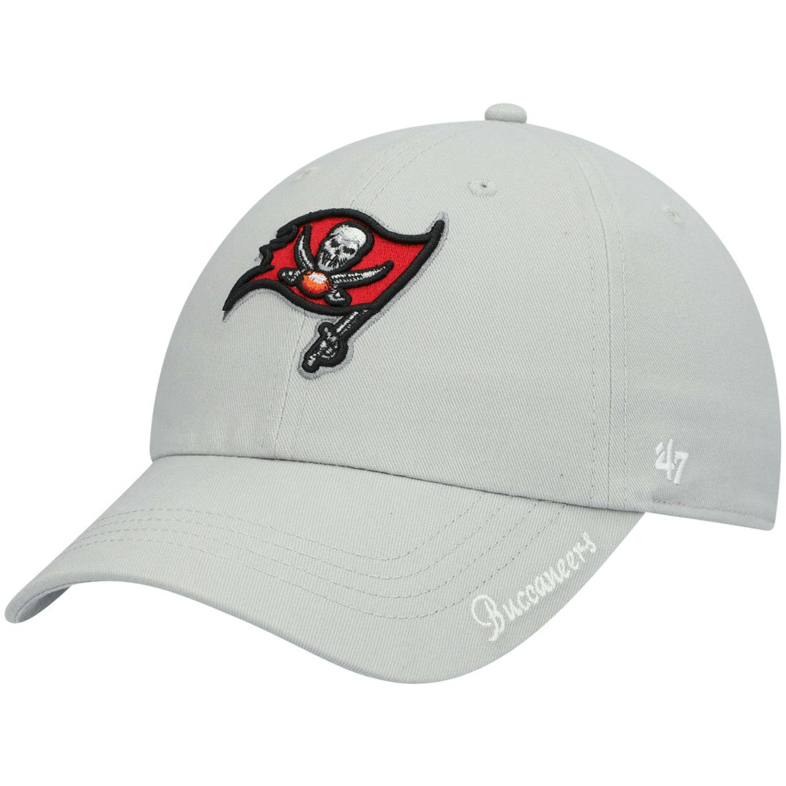 Tampa Bay Buccaneers '47 Women's Miata Clean Up Primary Adjustable Hat - Pewter Hats