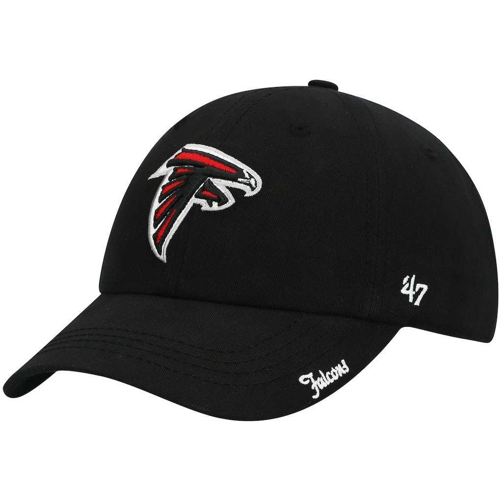 Atlanta Falcons '47 Women's Miata Clean Up Primary Adjustable Hat - Black Hats