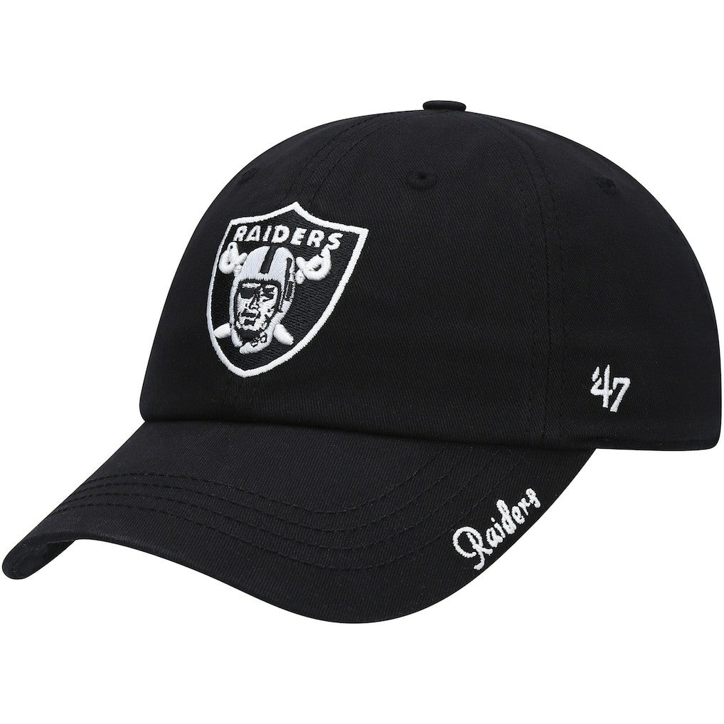 Las Vegas Raiders '47 Women's Miata Clean Up Primary Adjustable Hat - Black Hats