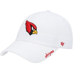 Arizona Cardinals '47 Women's Miata Clean Up Logo Adjustable Hat - White Hats