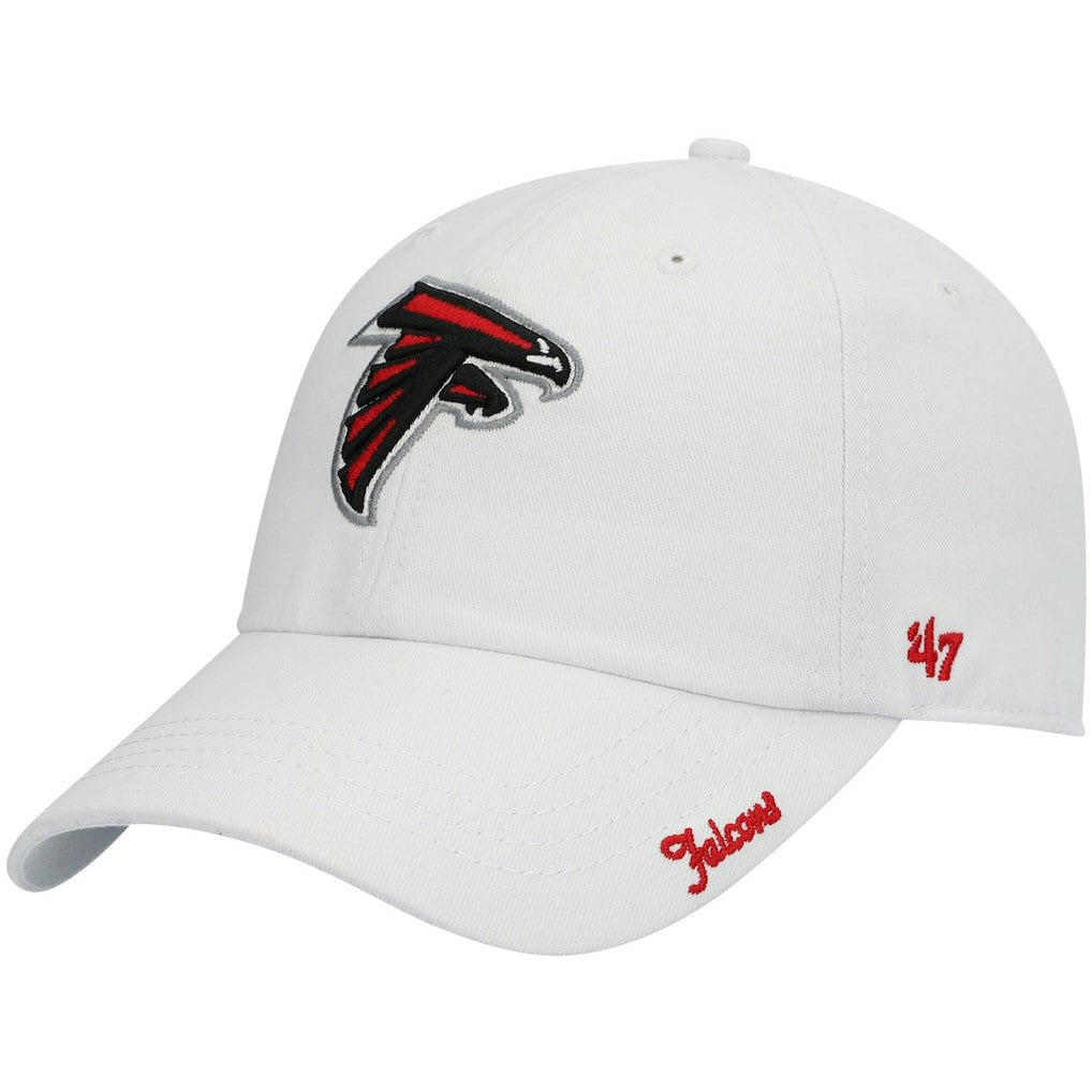Atlanta Falcons '47 Women's Miata Clean Up Logo Adjustable Hat - White Hats