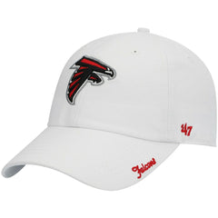 Atlanta Falcons '47 Women's Miata Clean Up Logo Adjustable Hat - White Hats