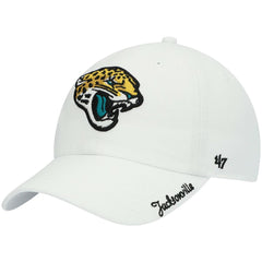 Jacksonville Jaguars '47 Women's Miata Clean Up Logo Adjustable Hat - White Hats