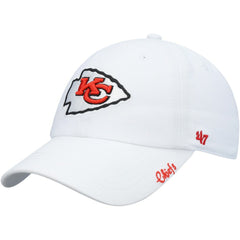 Kansas City Chiefs '47 Women's Miata Clean Up Logo Adjustable Hat - White Hats