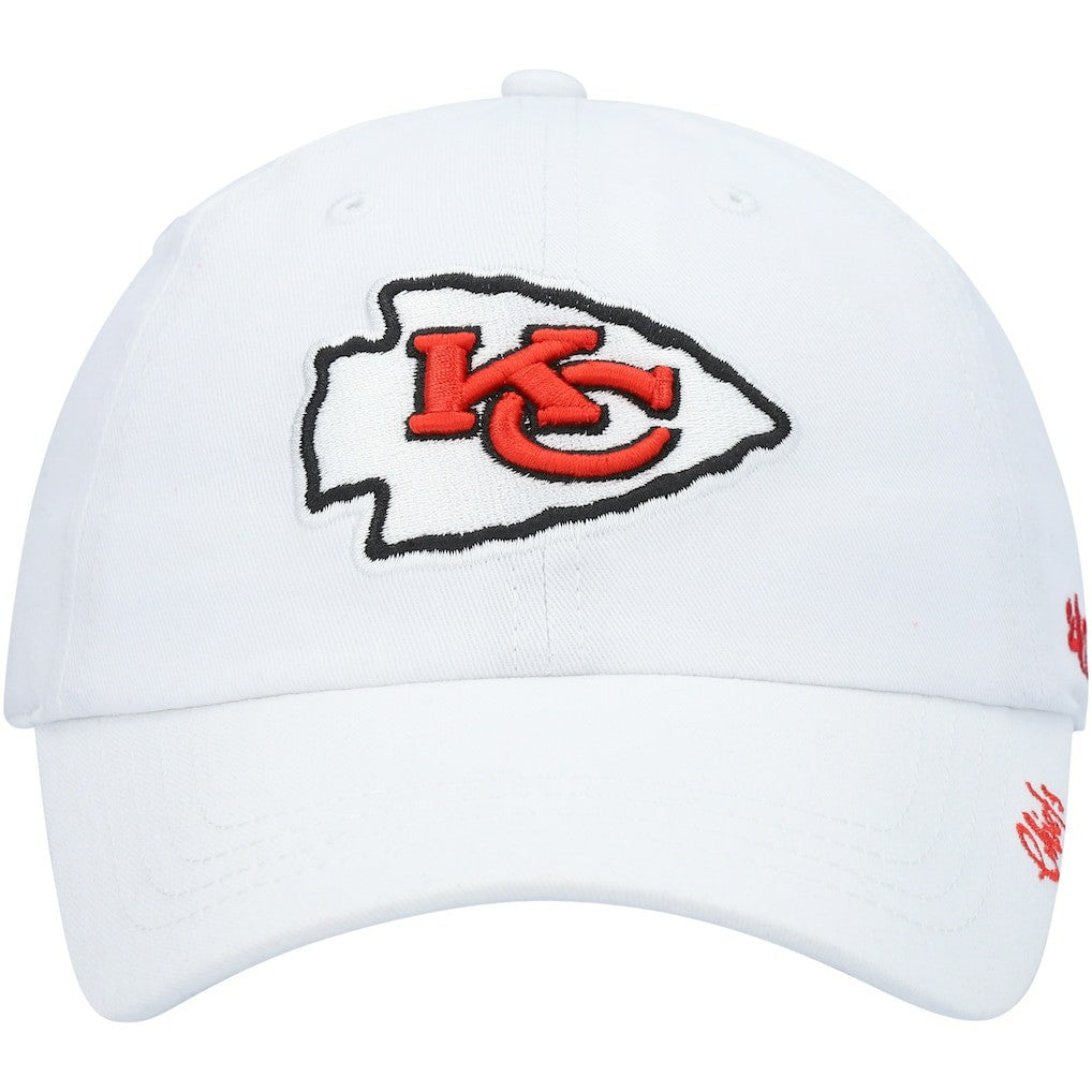 Kansas City Chiefs '47 Women's Miata Clean Up Logo Adjustable Hat - White Hats