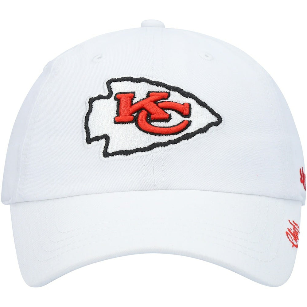Kansas City Chiefs '47 Women's Miata Clean Up Logo Adjustable Hat - White Hats