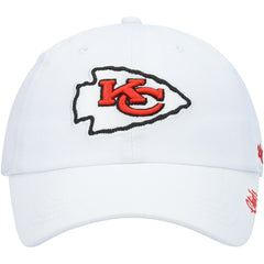 Kansas City Chiefs '47 Women's Miata Clean Up Logo Adjustable Hat - White Hats