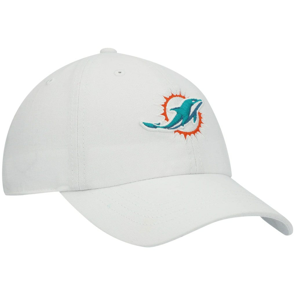 Miami Dolphins '47 Women's Miata Clean Up Logo Adjustable Hat - White Hats