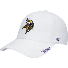 Minnesota Vikings '47 Women's Miata Clean Up Logo Adjustable Hat - White Hats