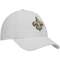 New Orleans Saints '47 Women's Miata Clean Up Logo Adjustable Hat - White Hats