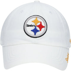 Pittsburgh Steelers '47 Women's Miata Clean Up Logo Adjustable Hat - White Hats