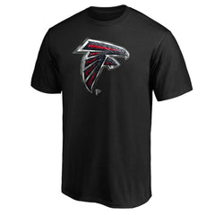 Atlanta Falcons Midnight Mascot Team Logo T-Shirt - Black T-shirts
