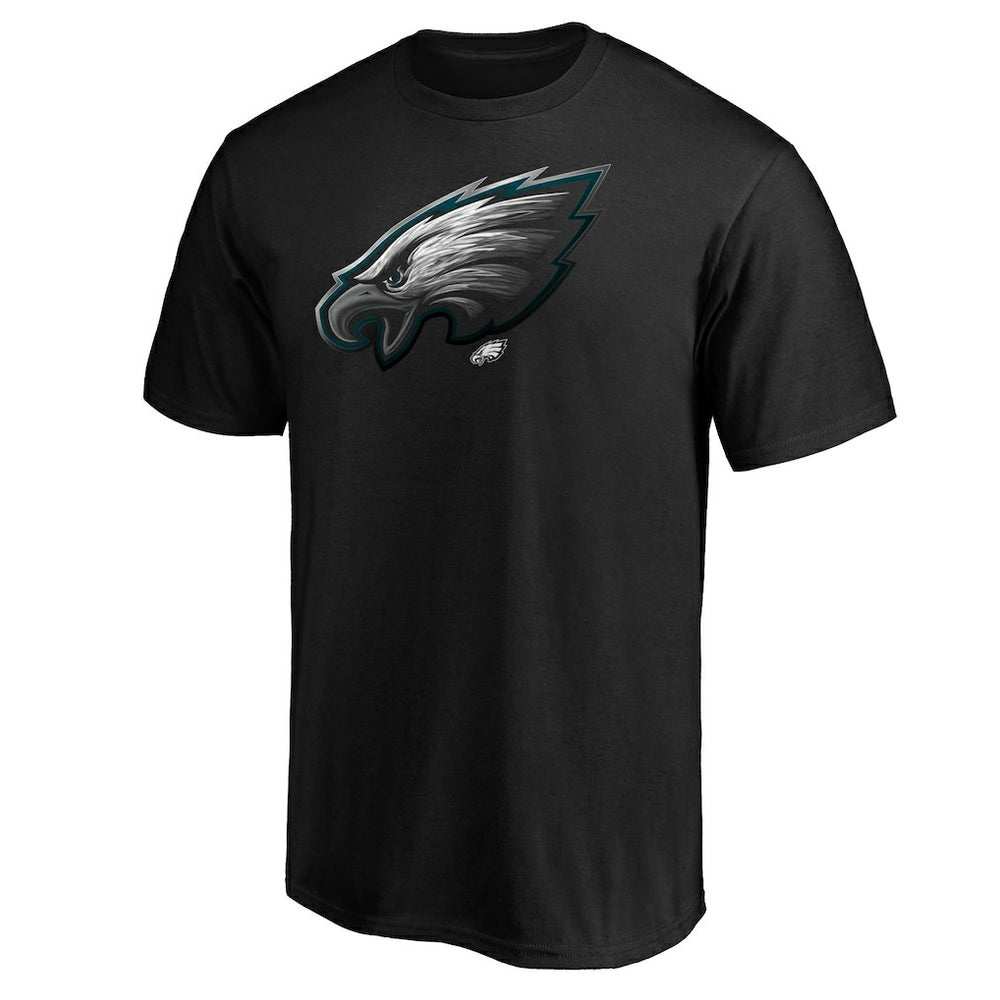 Philadelphia Eagles Midnight Mascot Team Logo T-Shirt - Black T-shirts