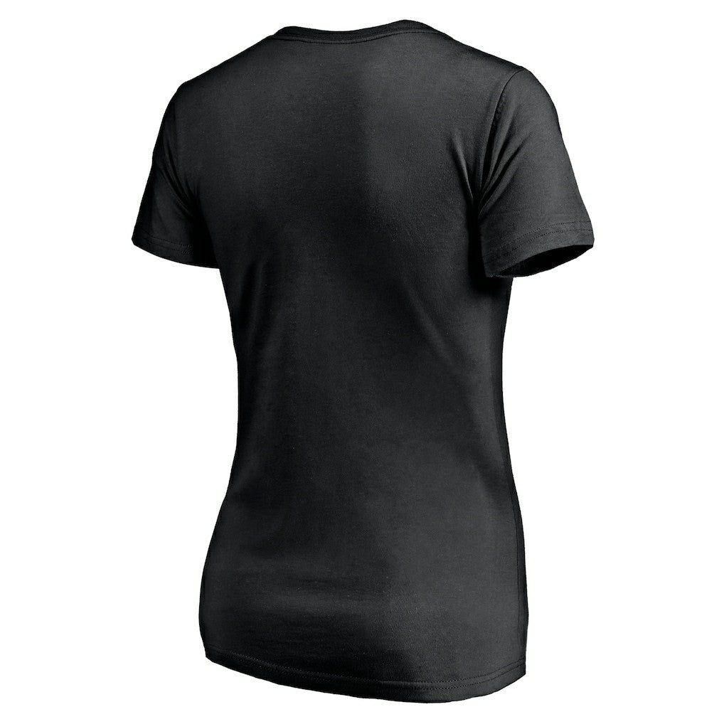 Los Angeles Chargers Women's Midnight Mascot Logo V-Neck T-Shirt - Black T-shirts