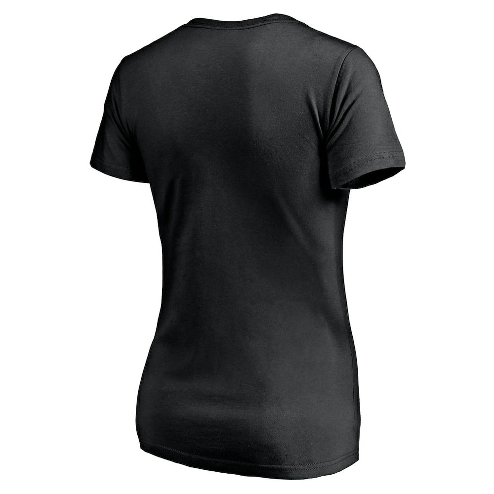 Los Angeles Chargers Women's Midnight Mascot Logo V-Neck T-Shirt - Black T-shirts