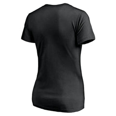 Los Angeles Chargers Women's Midnight Mascot Logo V-Neck T-Shirt - Black T-shirts