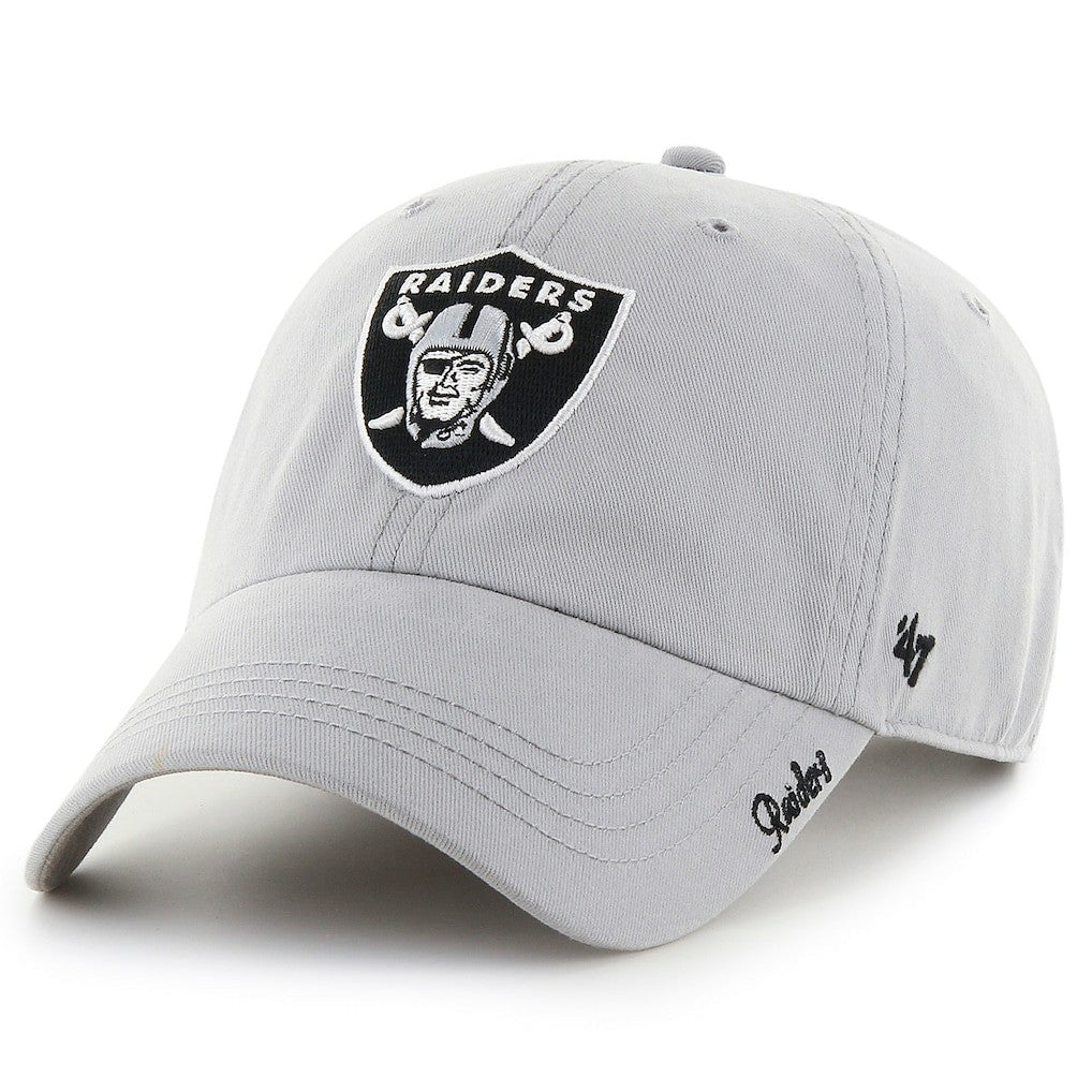 Las Vegas Raiders '47 Women's Miata Clean Up Secondary Adjustable Hat - Silver Hats