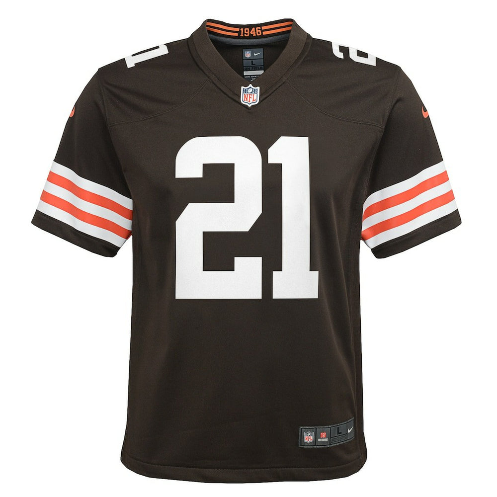 Denzel Ward Cleveland Browns Youth Game Jersey - Brown Jerseys