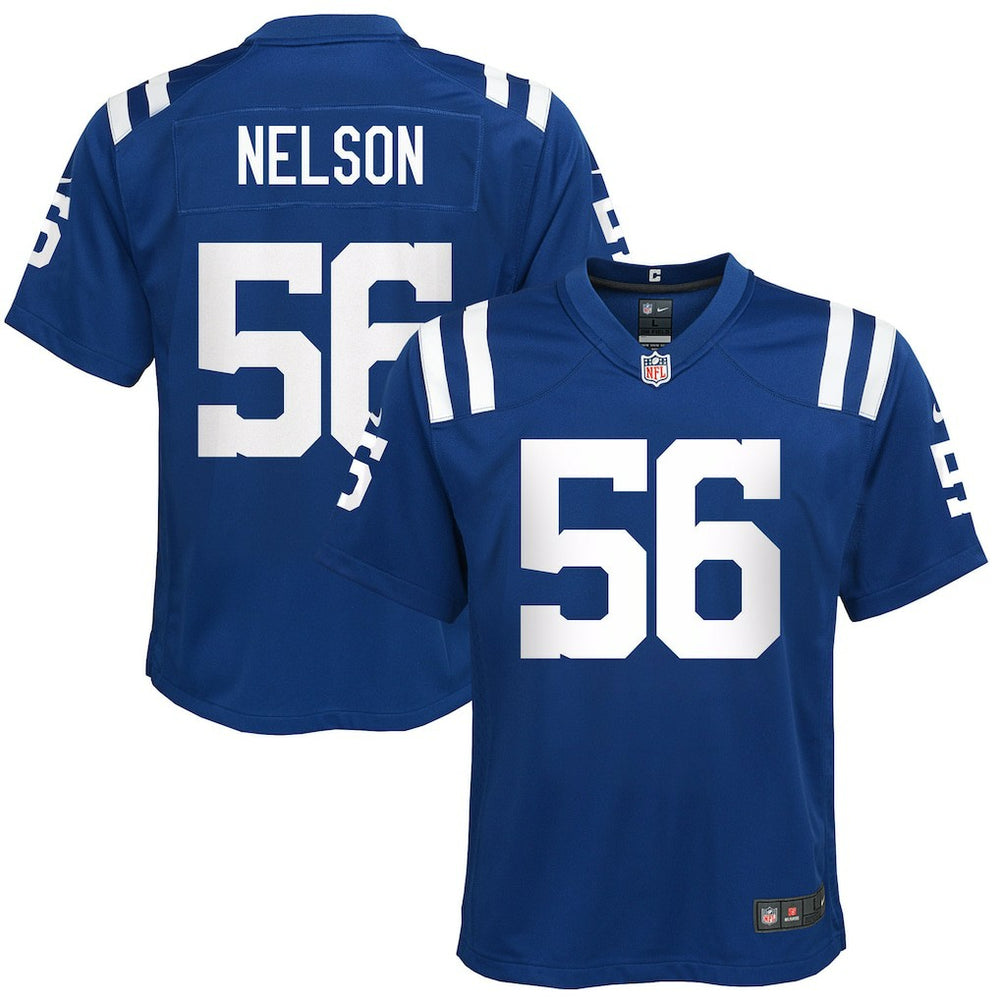 Quenton Nelson Indianapolis Colts Youth Game Jersey - Royal Jerseys