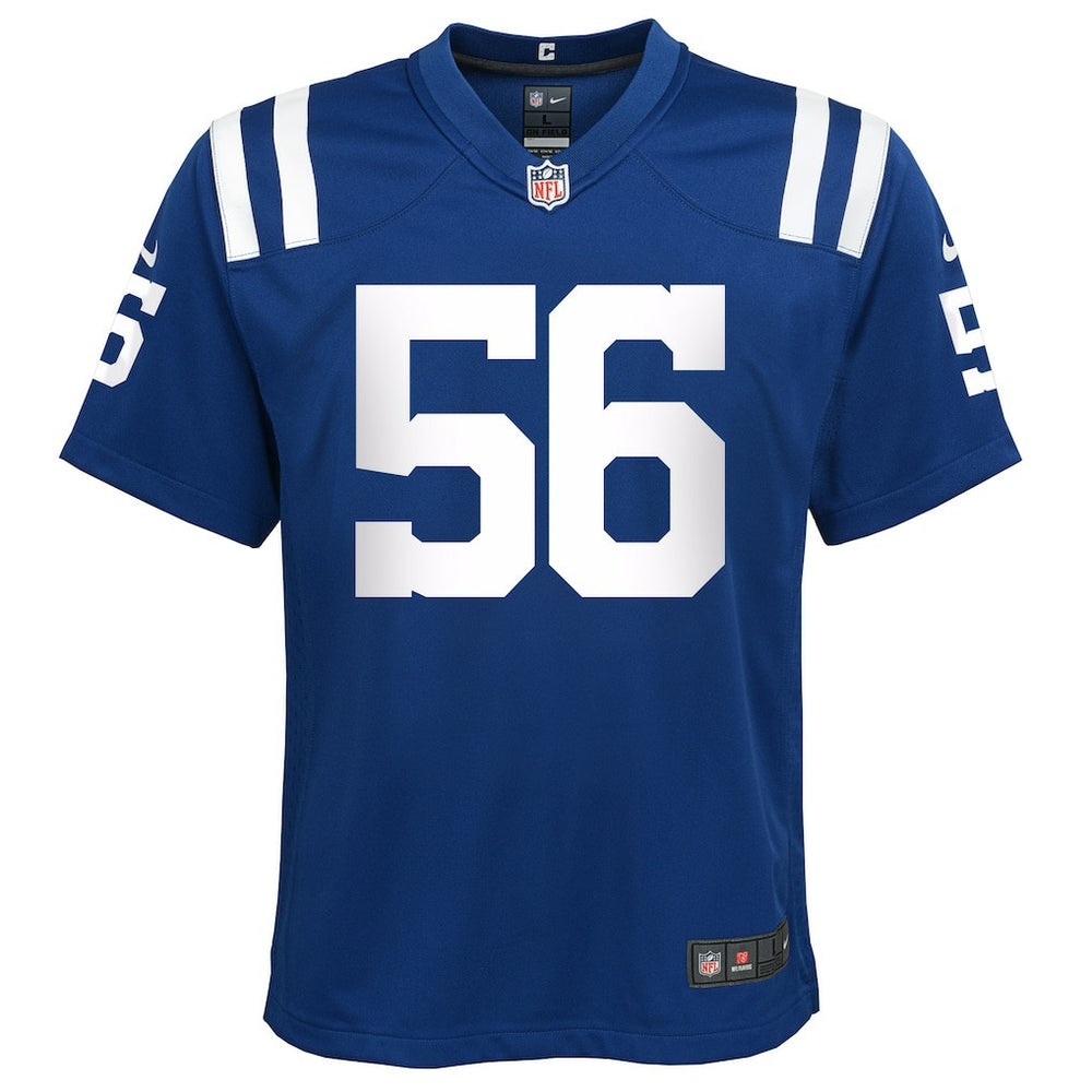 Quenton Nelson Indianapolis Colts Youth Game Jersey - Royal Jerseys