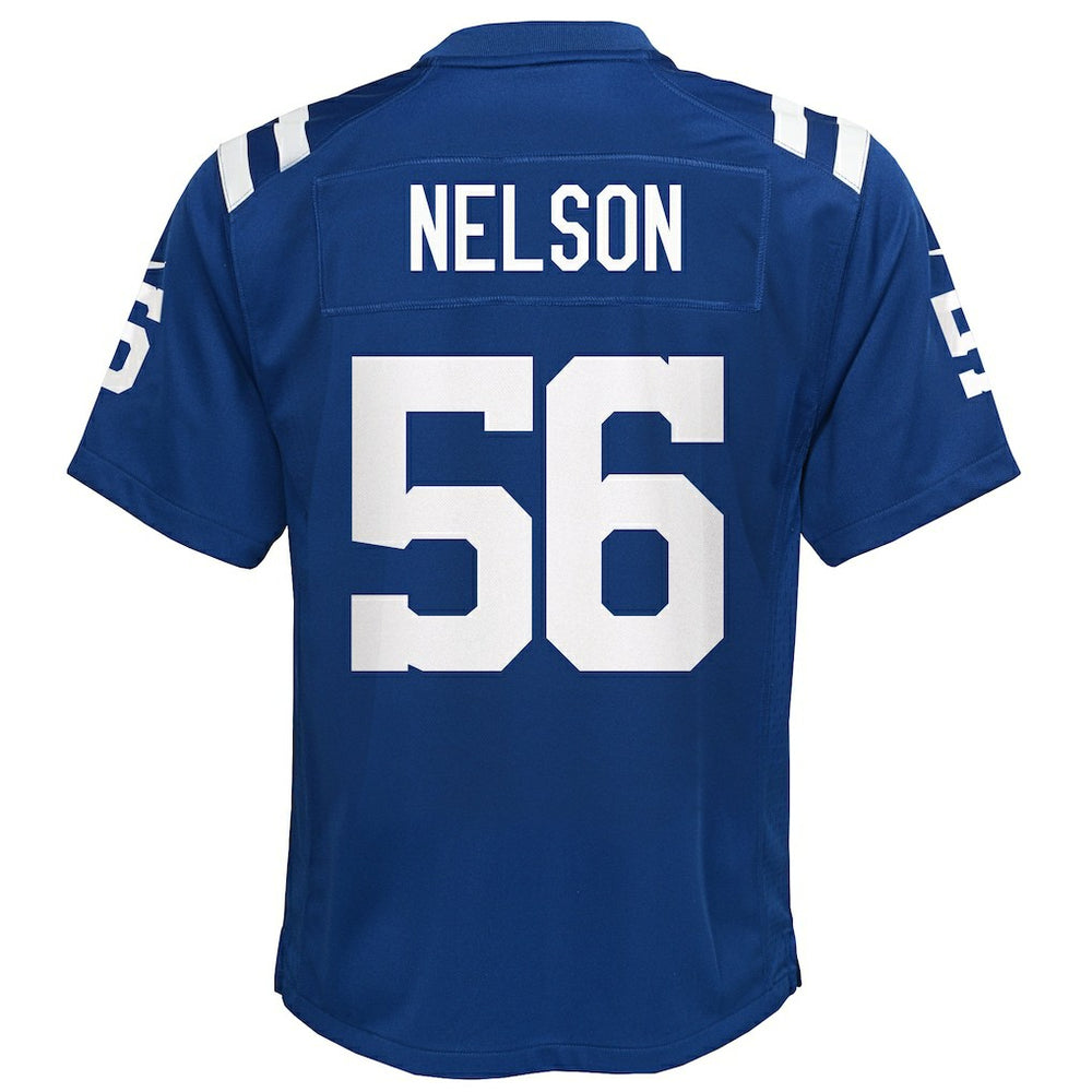 Quenton Nelson Indianapolis Colts Youth Game Jersey - Royal Jerseys