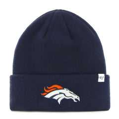 Denver Broncos '47 Primary Basic Cuffed Knit Hat - Navy Hats