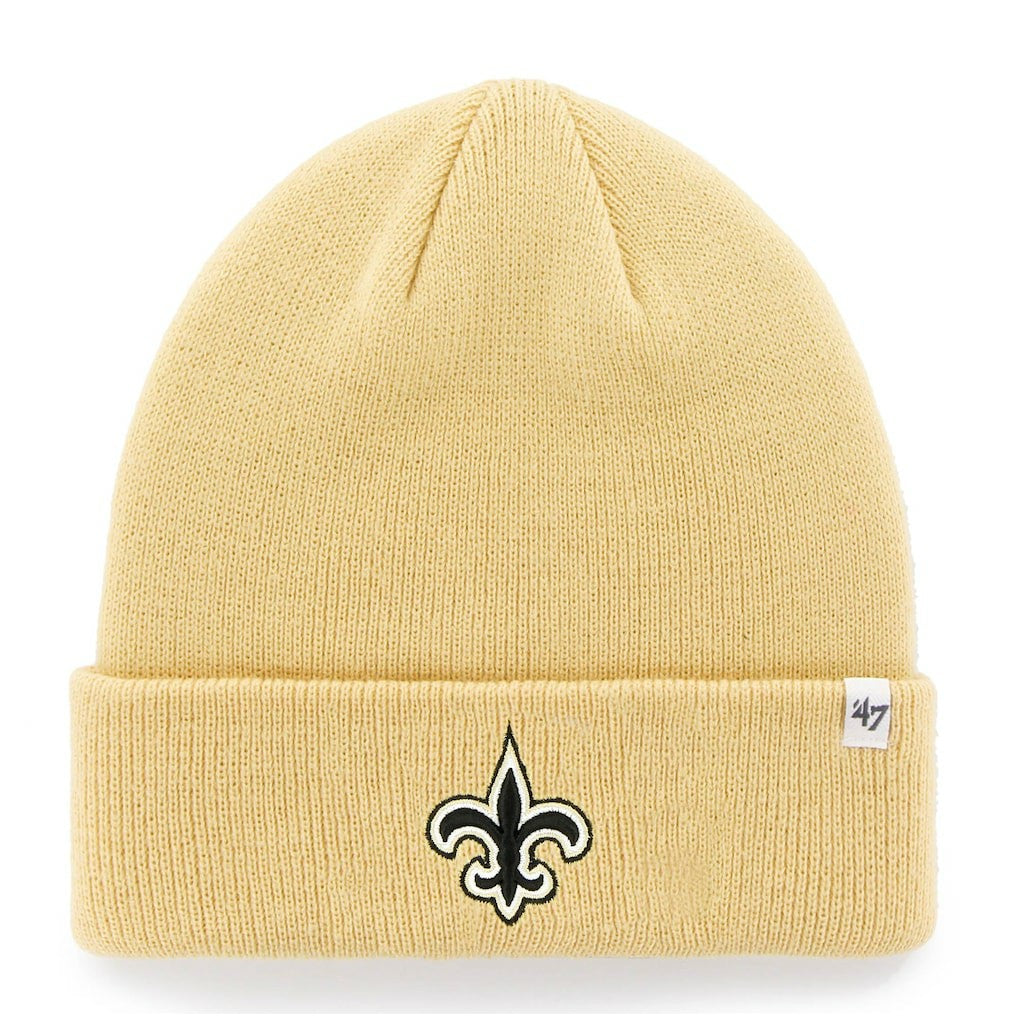 New Orleans Saints '47 Secondary Basic Cuffed Knit Hat - Gold Hats