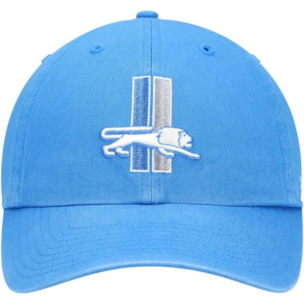 Detroit Lions '47 Clean Up Adjustable Hat - Blue Hats