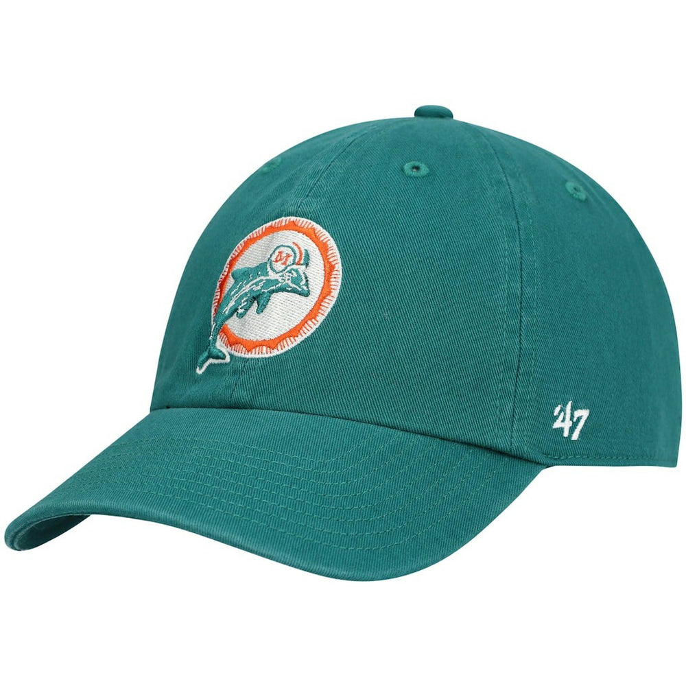 Miami Dolphins '47 Clean Up Adjustable Hat - Aqua Hats