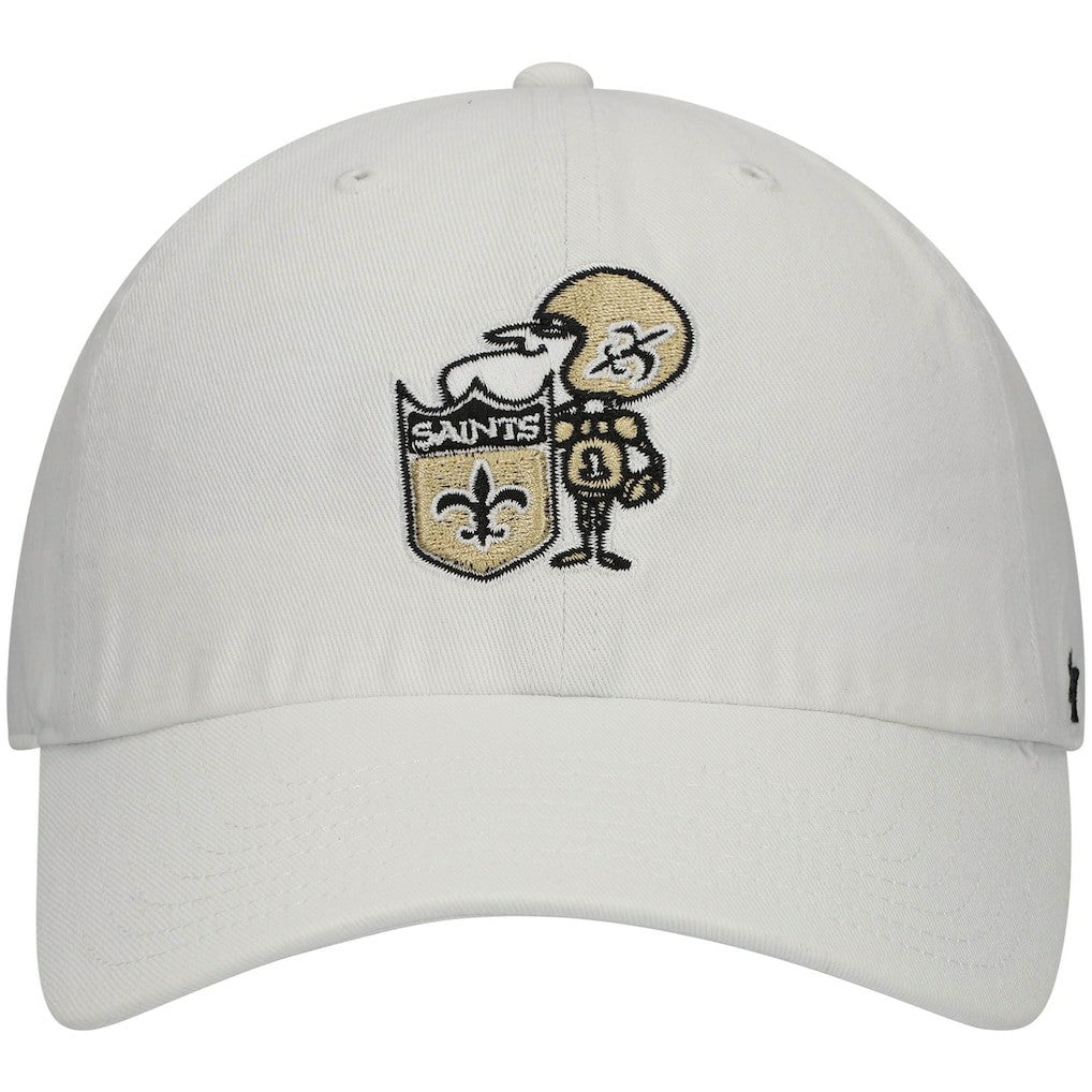 New Orleans Saints '47 Clean Up Adjustable Hat - White Hats