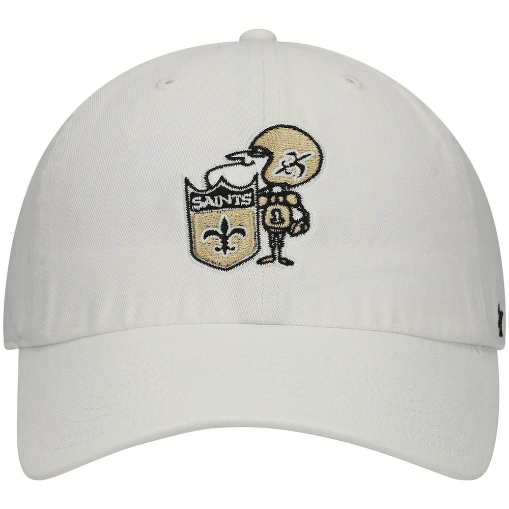 New Orleans Saints '47 Clean Up Adjustable Hat - White Hats