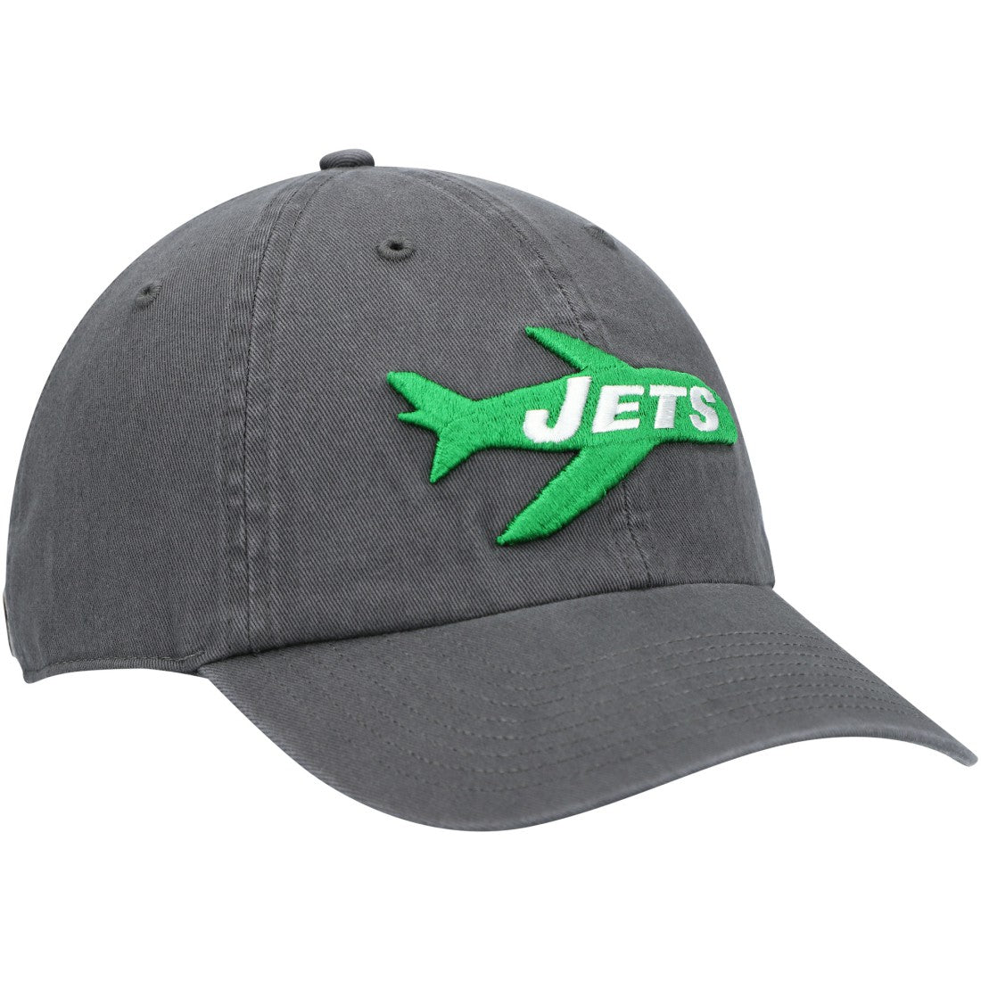 New York Jets '47 Clean Up Adjustable Hat - Charcoal Hats