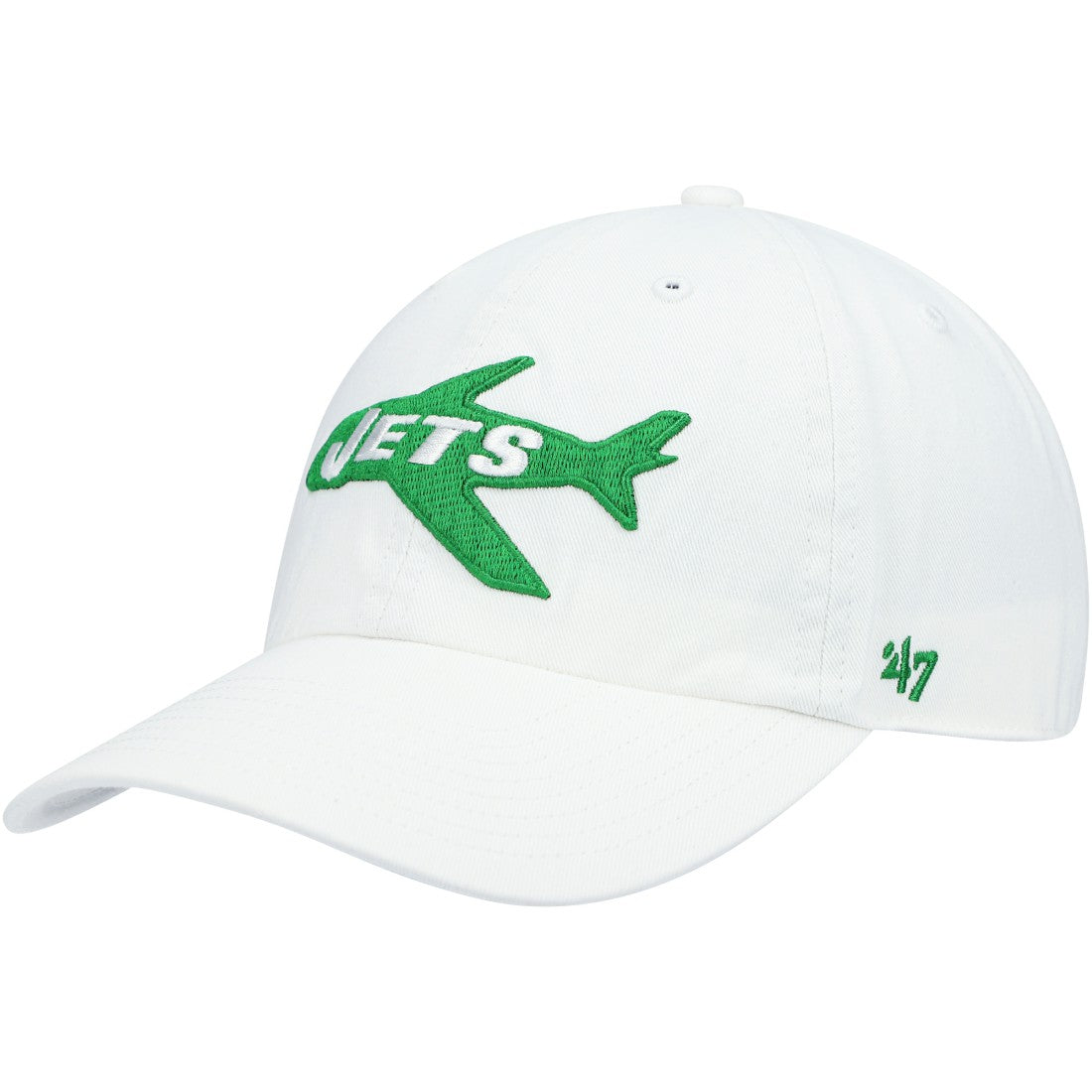 New York Jets '47 Clean Up Adjustable Hat - White Hats