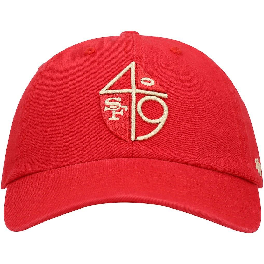San Francisco 49ers '47 Clean Up Adjustable Hat - Scarlet Hats