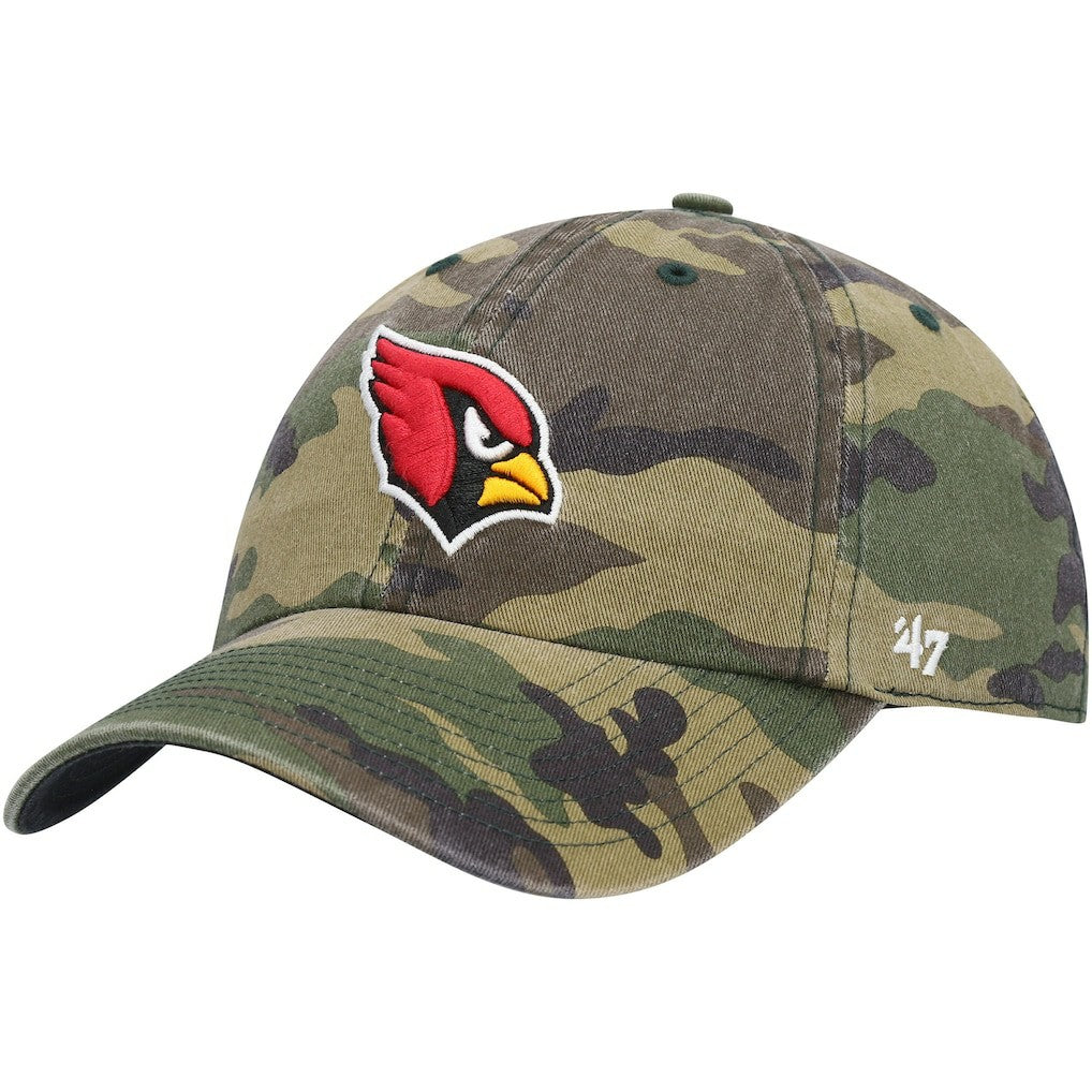 Arizona Cardinals '47 Woodland Clean Up Adjustable Hat - Camo Hats