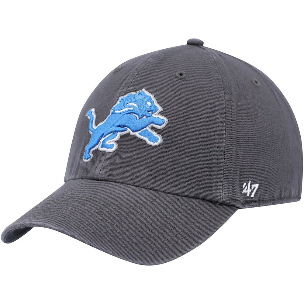 Detroit Lions '47 Secondary Clean Up Adjustable Hat - Charcoal Hats