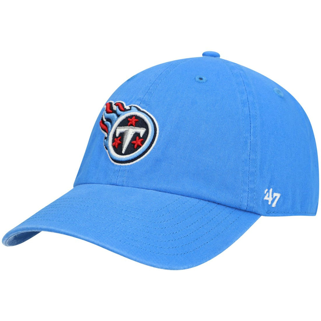 Tennessee Titans '47 Secondary Clean Up Adjustable Hat - Light Blue Hats